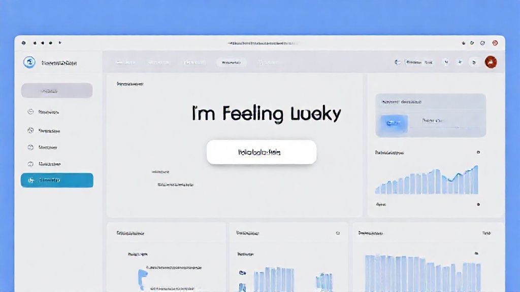 Google AI Studio I'm Feeling Lucky功能界面